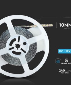 LED Ταινία 20W V-TAC Dimmable 2000lm/m Θερμό 3000K 5 Μέτρα – 212164