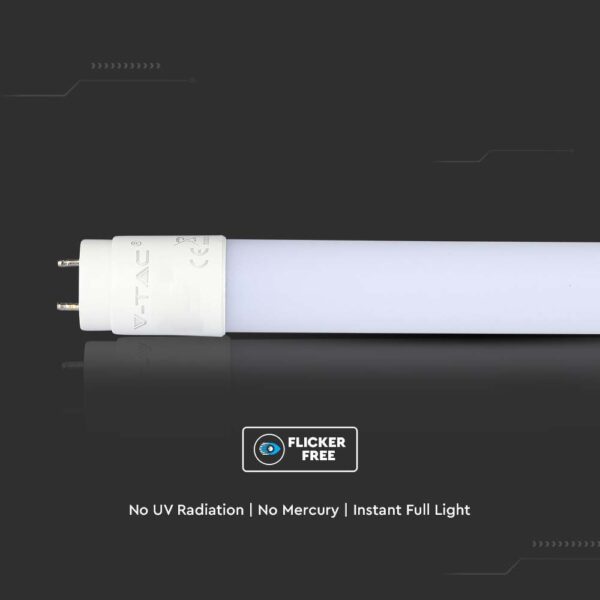 LED Λάμπα T8 G13 60cm 7W V-TAC 160° 1000lm Θερμό 3000K – 216474