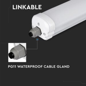LED Αδιάβροχο Φωτιστικό 32W V-TAC 150cm 5120lm Φυσικό 4000K – 216483