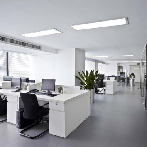LED Πάνελ Oρθογώνιο 2σε1 Επιφανειακό-Χωνευτό 40W V-TAC Samsung 30x120cm Φυσικό 4000K – 2166251