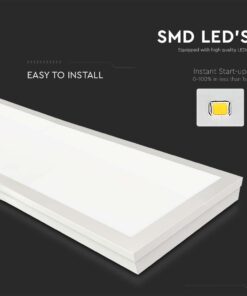 LED Πάνελ Παραλληλόγραμμο 2σε1 Επιφανειακό-Χωνευτό 36W V-TAC 30x120cm Ψυχρό Λευκό 6400K – 216626