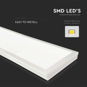 LED Πάνελ Παραλληλόγραμμο 2σε1 Επιφανειακό-Χωνευτό 36W V-TAC 30x120cm Ψυχρό Λευκό 6400K – 216626