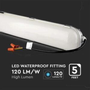 LED Αδιάβροχο φωτιστικό Samsung SMD 60W 1200mm ψυχρό λευκό 6500K 120lm/W V-TAC – 21679
