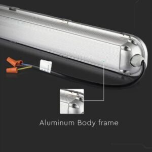 LED Αδιάβροχο φωτιστικό Samsung SMD 60W 1200mm ψυχρό λευκό 6500K 120lm/W V-TAC – 21679