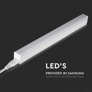LED Φωτιστικό Πάγκου/Κουζίνας με Διακόπτη T5 30cm 4W V-TAC PRO Samsung Chip Ψυχρό 6400K – 21691