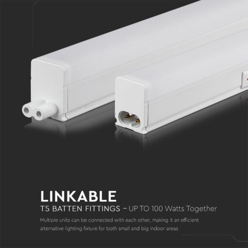 LED Φωτιστικό Πάγκου/Κουζίνας με Διακόπτη T5 120cm 16W V-TAC PRO Samsung Chip 1600lm 160° Θερμό   3000K – 21695