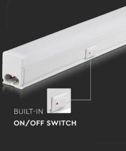 LED Φωτιστικό Πάγκου/Κουζίνας με Διακόπτη T5 120cm 16W V-TAC PRO Samsung Chip 1600lm 160° Θερμό 3000K – 21695