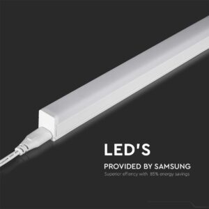 LED Φωτιστικό Πάγκου/Κουζίνας με Διακόπτη T5 115cm 16W V-TAC PRO Samsung Chip 1600lm 120° Φυσικό  4000K – 21696