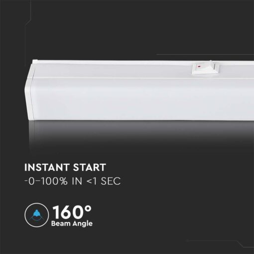 LED Φωτιστικό Πάγκου/Κουζίνας με Διακόπτη T5 115cm 16W V-TAC PRO Samsung Chip 1600lm 120° Φυσικό  4000K – 21696
