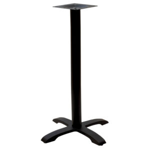 Table base bar medium height Poise pakoworld cast iron four leged black 62x62x94cm 217-000013