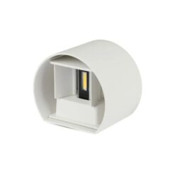 LED επιτοίχιο φωτιστικό 5W στρογγυλό λευκό σώμα 4000K φυσικό λευκό V-TAC – 217091