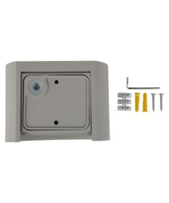 Αρχιτεκτονικό Φωτιστικό Τοίχου Up-Down LED 5W Γκρι Στρογγυλό IP65 4000K με Ρυθμιζόμενη Δέσμη V-TAC – 217092