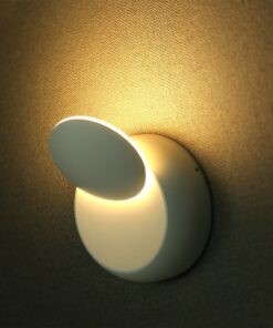 Φωτιστικό Τοίχου 5W LED Κυκλικό Περιστρεφόμενο Λευκό V-TAC IP65 Φυσικό Λευκό 4000K – 217093