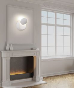 Φωτιστικό Τοίχου 5W LED Κυκλικό Περιστρεφόμενο Λευκό V-TAC IP65 Φυσικό Λευκό 4000K – 217093