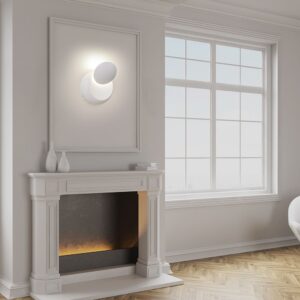 Φωτιστικό Τοίχου 5W LED Κυκλικό Περιστρεφόμενο Λευκό V-TAC IP65 Φυσικό Λευκό 4000K – 217093