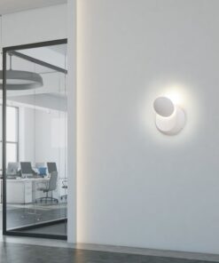 Φωτιστικό Τοίχου 5W LED Κυκλικό Περιστρεφόμενο Λευκό V-TAC IP65 Φυσικό Λευκό 4000K – 217093