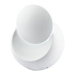 Φωτιστικό Τοίχου 5W LED Κυκλικό Περιστρεφόμενο Λευκό V-TAC IP65 Φυσικό Λευκό 4000K – 217093