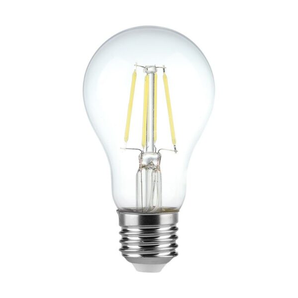  Λάμπα LED E27 Filament 4W Ψυχρό 6500K V-TAC - 217120VT