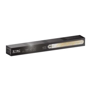 LED Λάμπα E27 T30 30cm 5W Filament Amber V-TAC 300° 500lm Θερμό Λευκό 2200Κ – 217142