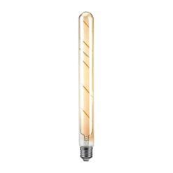 LED Λάμπα E27 T30 30cm 5W Filament Amber V-TAC 300° 500lm Θερμό Λευκό 2200Κ – 217142