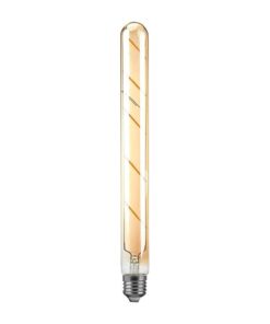 LED Λάμπα E27 T30 30cm 5W Filament Amber V-TAC 300° 500lm Θερμό Λευκό 2200Κ – 217142