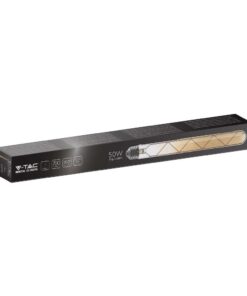 LED Λάμπα E27 T30 Σωληνωτή 7W Filament Amber Cover V-TAC 2200K – 217144