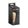 LED Λάμπα E27 ST64 5W Filament Amber V-TAC 300° 300lm Θερμό Λευκό 1800Κ – 217218