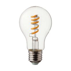 Λάμπα LED E27 A60 Filament 4W θερμό λευκό 3000K γυαλί διάφανο V-TAC – 217336