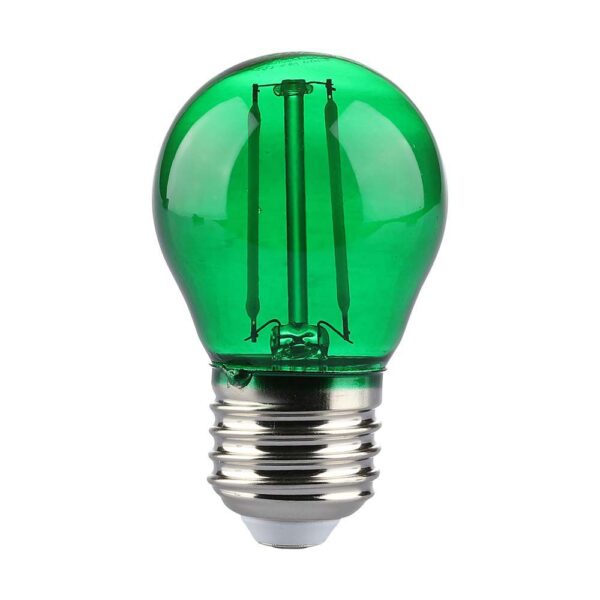 LED Λάμπα - 2W Filament E27 G45 Green V-TAC - 217411