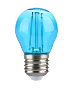 LED Λάμπα – 2W Filament E27 G45 Blue V-TAC – 217412