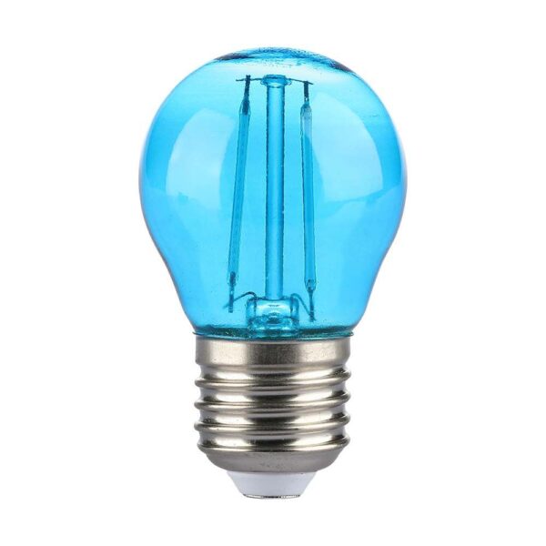 LED Λάμπα - 2W Filament E27 G45 Blue V-TAC - 217412