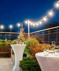 Αδιάβροχο φωτιστικό γιρλάντα 10m με 20 λάμπες Θερμό λευκό 3000Κ V-TAC – 217439