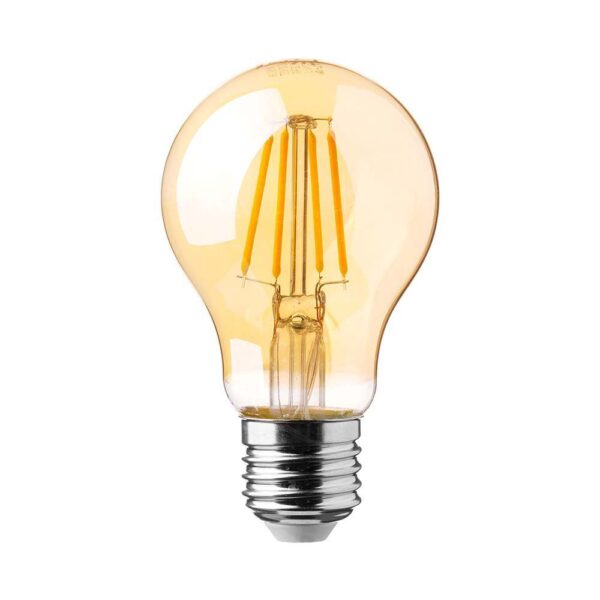 LED Λάμπα E27 A60 12W Filament V-TAC Θερμό 2200K - 217457