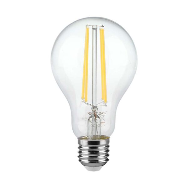 LED Λάμπα E27 12W  Filament V-TAC 1521lm Θερμό 2700K - 217458