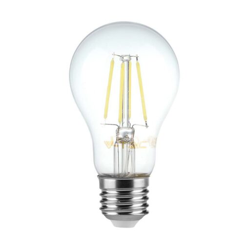 LED Λάμπα E27 A60 12W Filament V-TAC Φυσικό 4000K – 217459