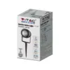 Φωτιστικό Κήπου Καρφί LED 12W Μαύρο V-TAC Αδιάβροχο IP65 Φυσικό 4000K – 217545