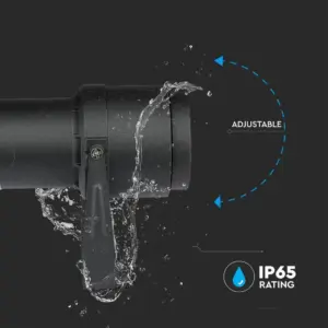 Φωτιστικό Κήπου Καρφί LED 12W Μαύρο V-TAC Αδιάβροχο IP65 Φυσικό 4000K – 217545