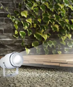 Φωτιστικό Κήπου Καρφί LED 12W Λευκό V-TAC Αδιάβροχο IP65 Θερμό 3000K – 217547