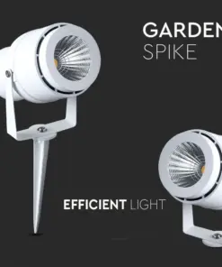 Φωτιστικό Κήπου Καρφί LED 12W Λευκό V-TAC Αδιάβροχο IP65 Θερμό 3000K – 217547