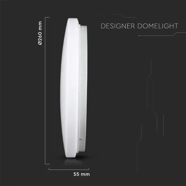 LED πλαφονιέρα 12W στρογγυλή, 3 σε 1 φωτισμός (Ψυχρό, Φυσικό & Θερμό λευκό), σε Λευκό σώμα V-TAC – 217603