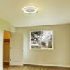 Ανεμιστήρας οροφής LED 45W 3 σε 1 λευκό σώμα-γκρι δαχτυλίδι 7 πτερυγίων με ρύθμιση μέσω RF control V-TAC – 217935