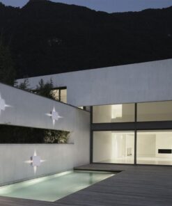 LED απλίκα 4W τετράγωνη 3000K θερμό λευκό με λευκό σώμα IP65 V-TAC – 218209