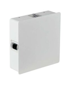 LED απλίκα 4W τετράγωνη 3000K θερμό λευκό με λευκό σώμα IP65 V-TAC – 218209