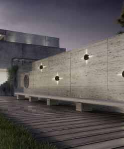 Φωτιστικό Τοίχου Αρχιτεκτονικού Φωτισμού 4W LED Μαύρο 3000K IP65 V-TAC – 218215