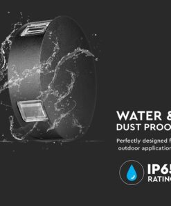 Φωτιστικό Τοίχου Αρχιτεκτονικού Φωτισμού 4W LED Μαύρο 3000K IP65 V-TAC – 218215