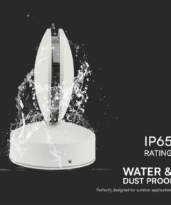 Φωτιστικό Τοίχου Αρχιτεκτονικό με Δέσμη 7W LED Λευκό σώμα 3000K IP65 V-TAC – 218217
