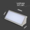 LED Φωτιστικό Απλίκα Γωνία 20W V-TAC Γκρι IP65 Θερμό 3000Κ – 218236