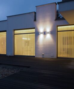 LED Φωτιστικό Απλίκα Up-Down 9W V-TAC Γκρι IP65 Θερμό 3000Κ – 218239