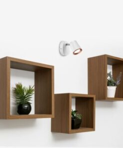 LED επιτοίχιο φωτιστικό 6W 3000K θερμό λευκό με λευκό σώμα V-TAC – 218250