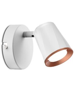 LED επιτοίχιο φωτιστικό 6W 3000K θερμό λευκό με λευκό σώμα V-TAC – 218250